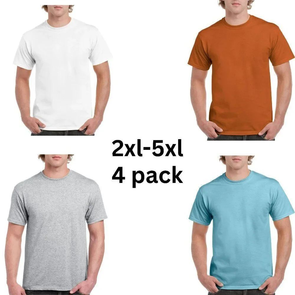 NEW 4 pack unisex/ men women shirt short sleeve 4 shirts great deal!